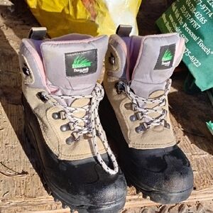 Itasca Women's Pink & Tan Waterproof Hiking Boots